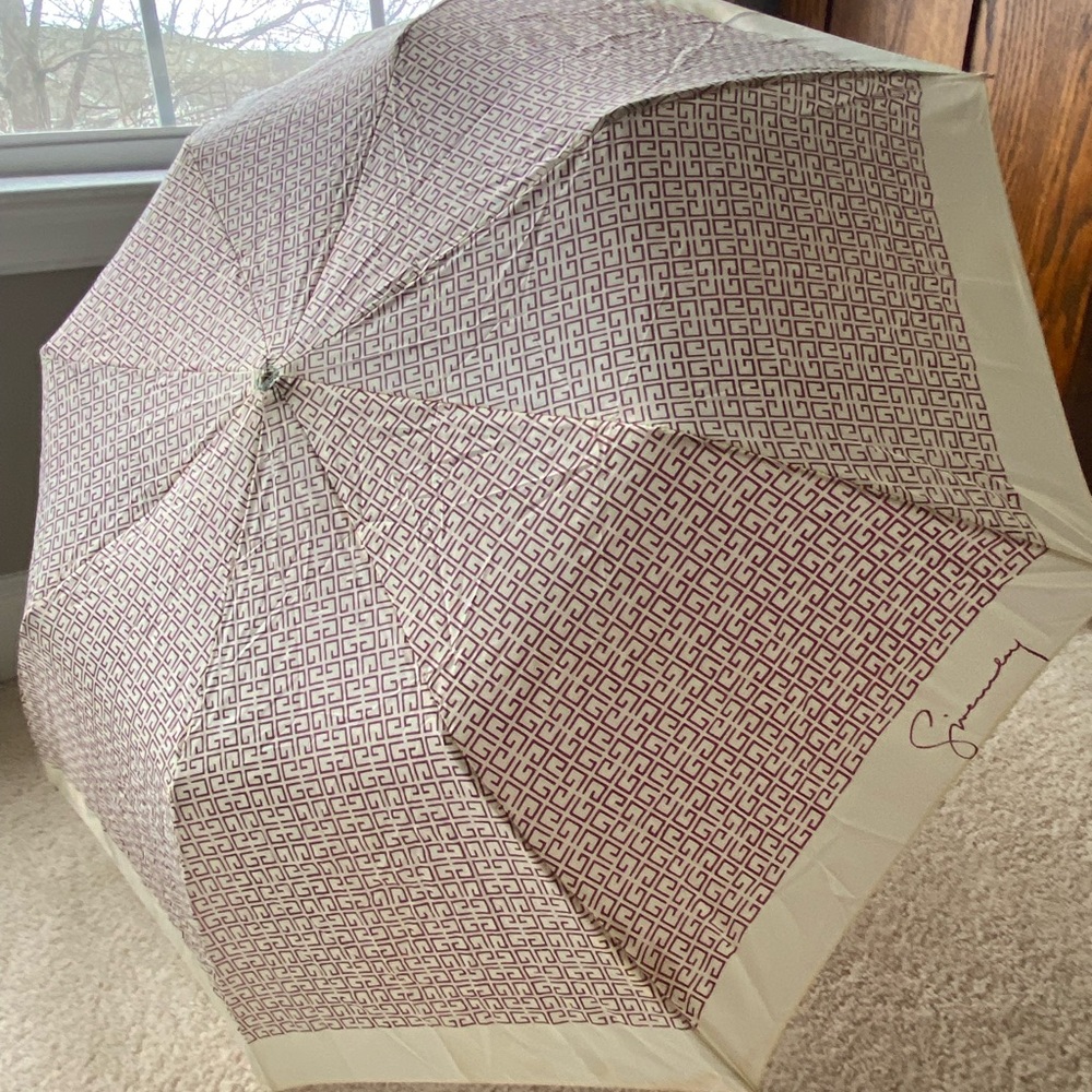 Givenchy Geometric Patterned Umbrella EUC - image 8